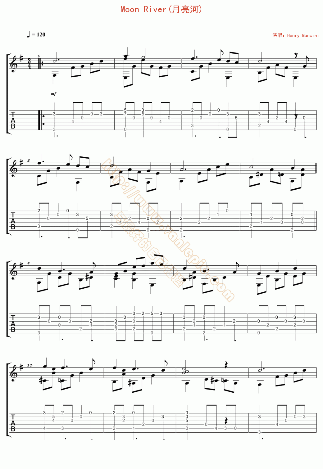 Moon River(月亮河)