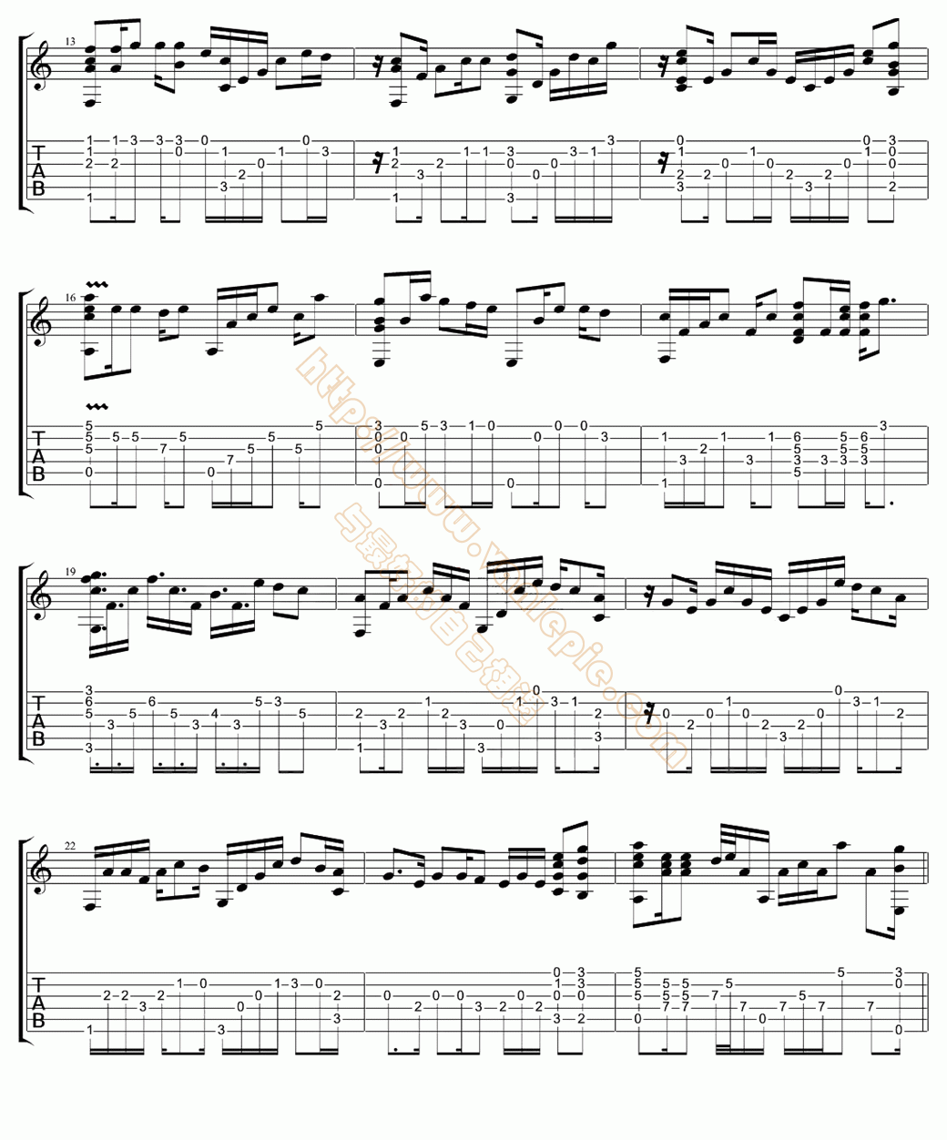 We Are the World(指弹版)