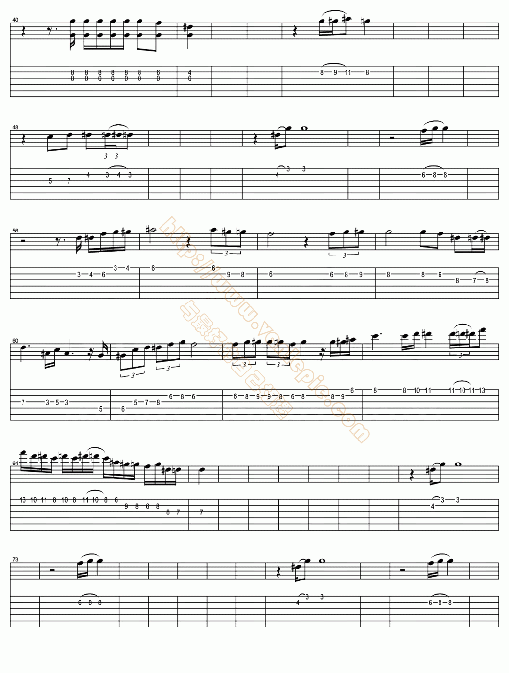后来(指弹版)