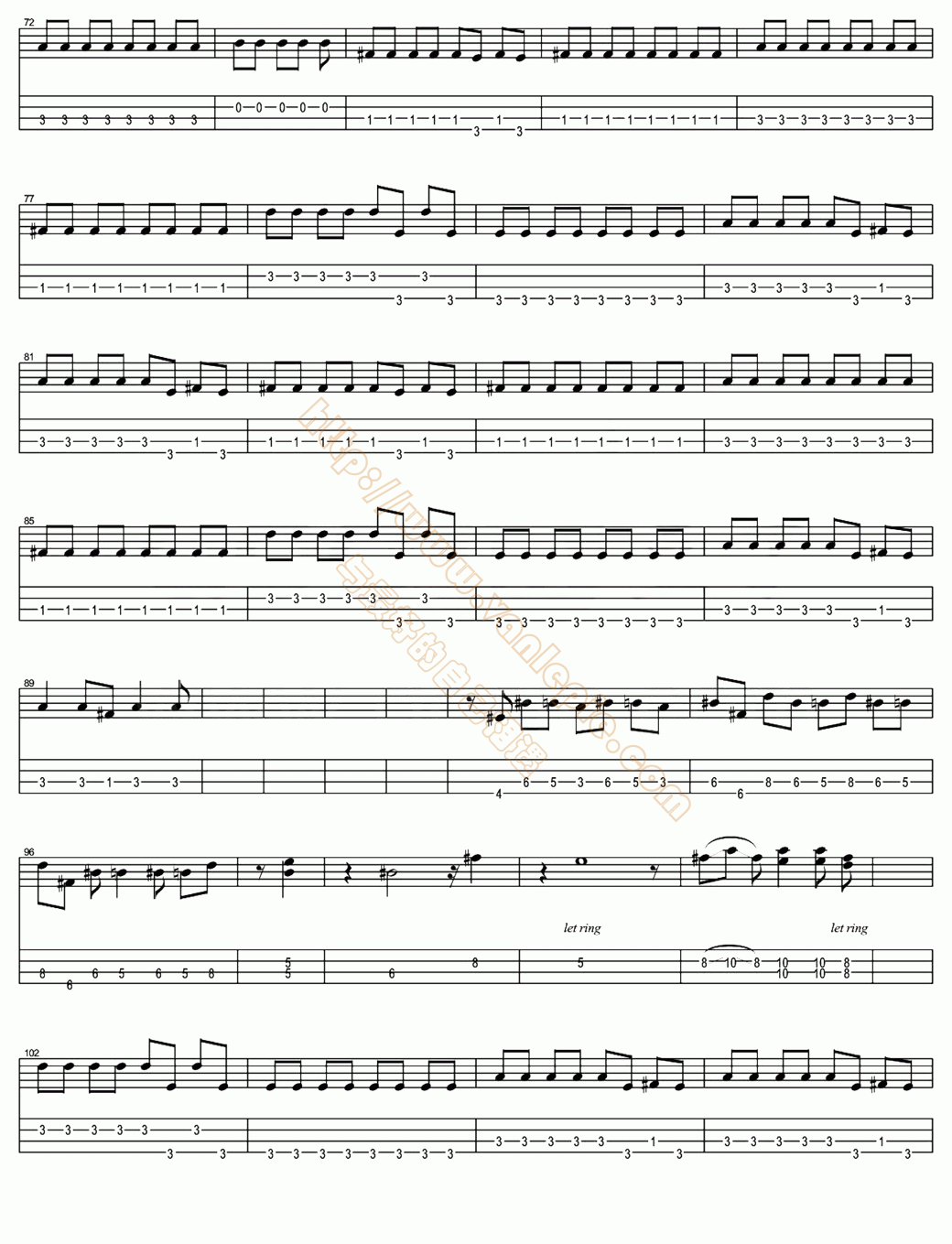Fly away(指弹版)